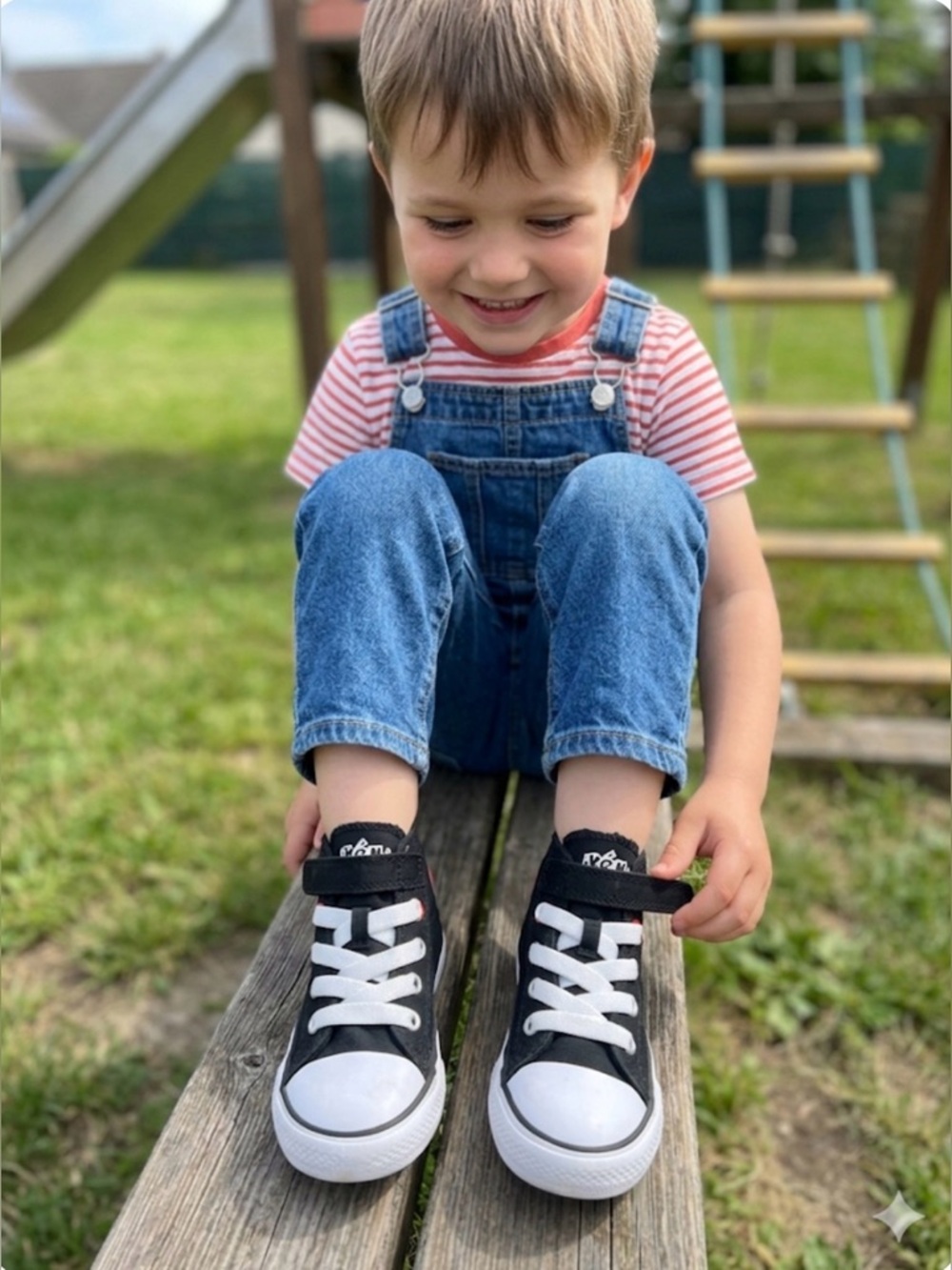 Converse Black and White Kids Sneakers